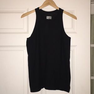 Athleta black “with ease” tank